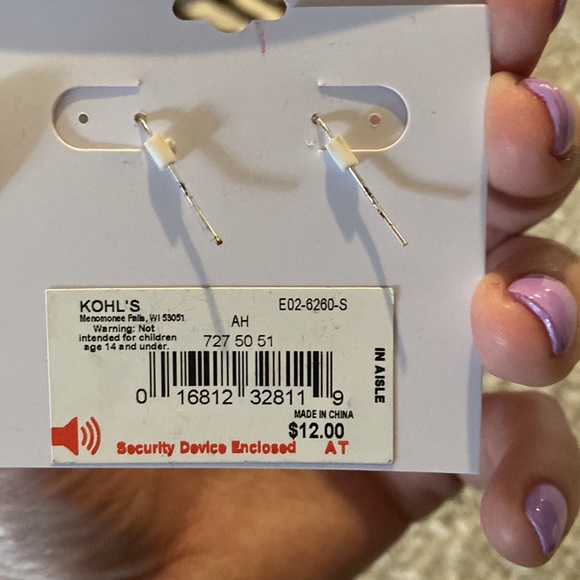 Snowman earrings - Picture 2 of 2